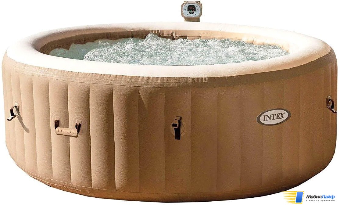 Надувной бассейн-джакузи Intex 28428 Pure Spa Bubble Massage (165/216х71) - Изображение